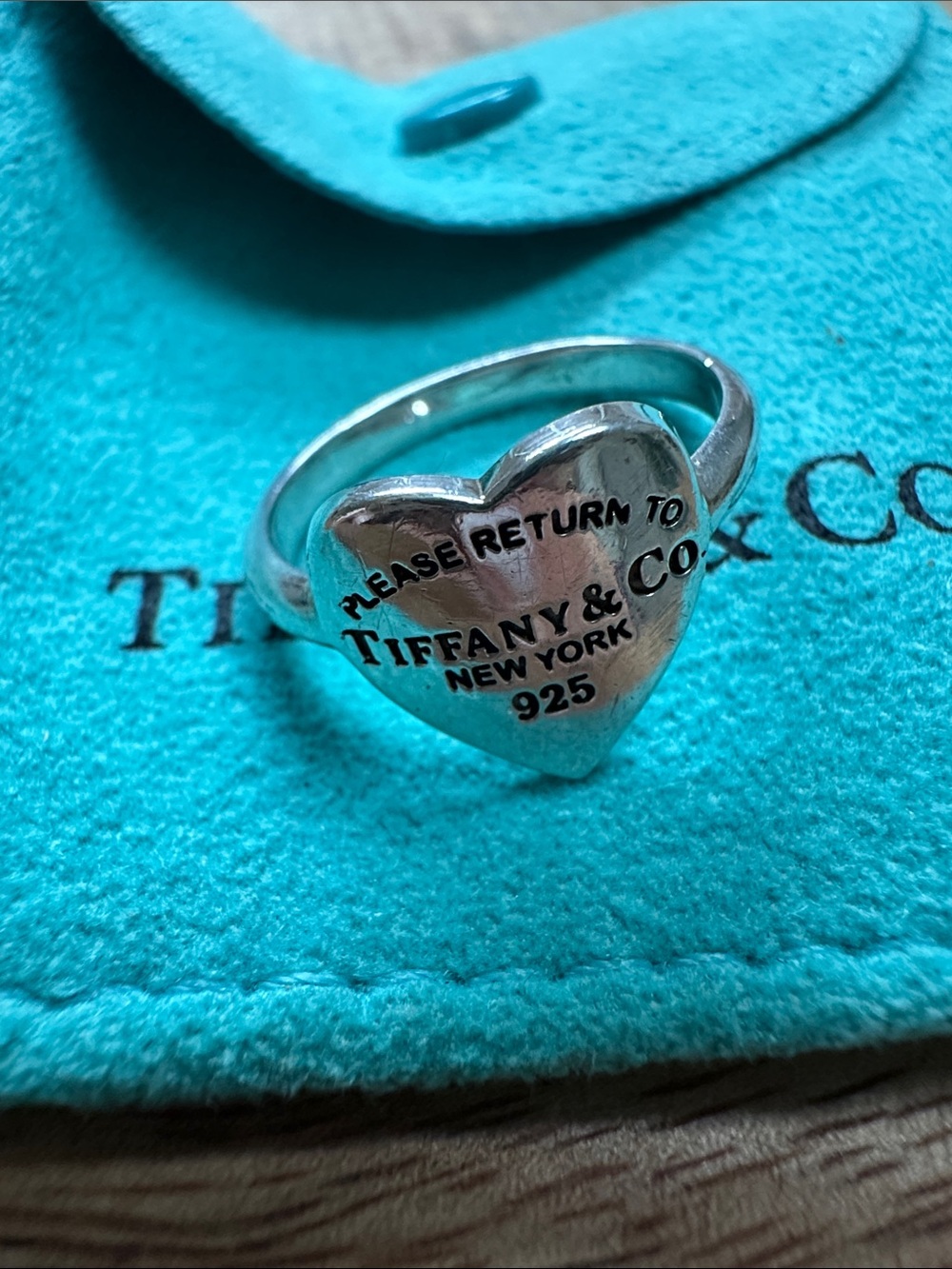 Tiffany & Co. Sterling Silver Return To Tiffany Ring sz 6